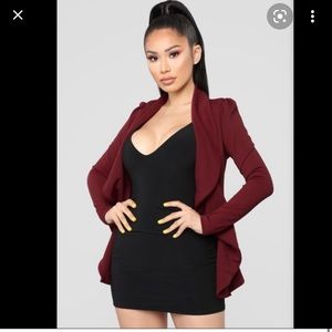 NWOT fashion Nova red blazer